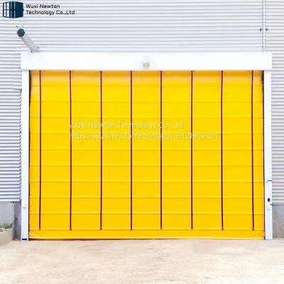 Large Size PVC Folding Stacking Fast Action Door photo-3