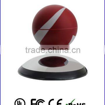 customized auto turning and floating globe, with client logo and design instead of map