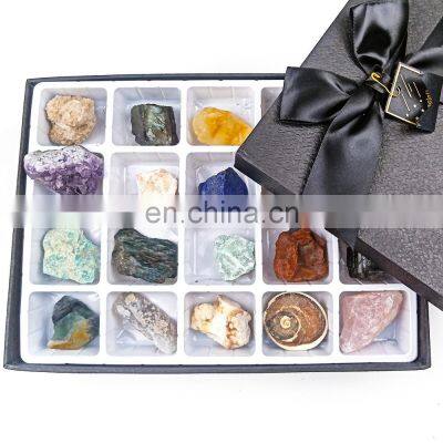 Semi-Precious Stone Crafts Rocks Rock Crystals Natural Meteorite Stones Gems Boxes Mineral Specimens Box photo-3