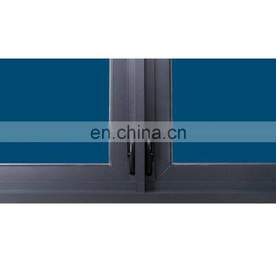 Wholesale American Standard Aluminum Glass Window Push Out Crank Awning Window With Mosquito Net