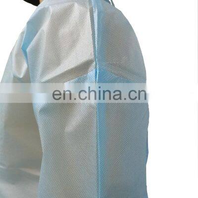 Disposable Medical Non Woven pp pe Isolation Gown photo-3