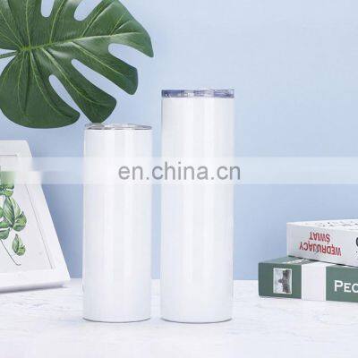 Straight 20 oz Travel Straight 20 oz Skinny Sublimation Tumblers photo-2
