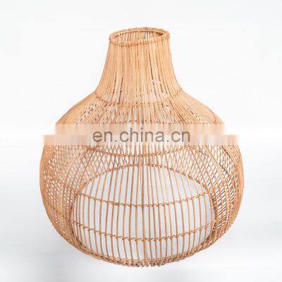 Rattan Lamp Shade Hanging Pendant Light, Boho Chandelier Light, Woven Lamp Light Shade vietnam cheap wholesale