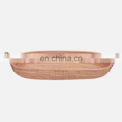 Customized Color Seagrass Baby Changing Basket Handwoven Storage basket Woven High Quality vietnam