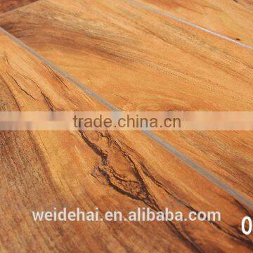 prefab house 12mm wood grain hdf laminate flooring