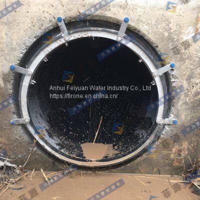 DN1000 medium-sized built-in anti backflow device manufacturer 316 stainless steel synthetic rubber membrane flap