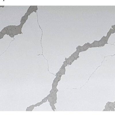 Code：6058，Calacatta Artificial Stone Quartz Slab Kitchen Countertops photo-2