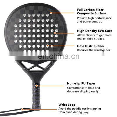 Rough Surface 3K Matte Soft EVA Drop Shot Padel Rackets photo-5