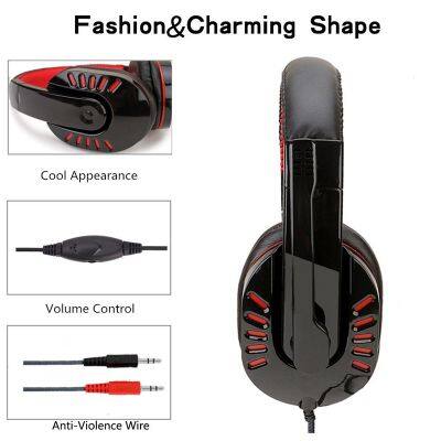 PS4 LED Earphones High Quality Luminous Hi-fi Sound Led Headphone Stereo 3.5mm Wired PC Gaming Headset