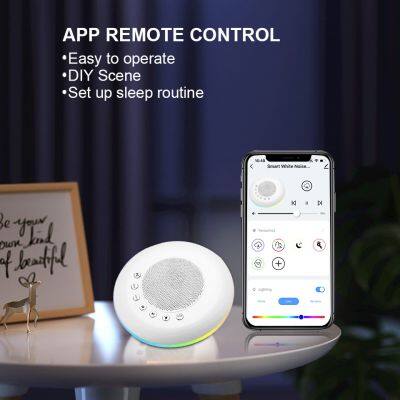 App Remote Control Smart White Noise Machine With 34Soothing Sounds Supporting DIY Scene, Sound Machine for Baby photo-2