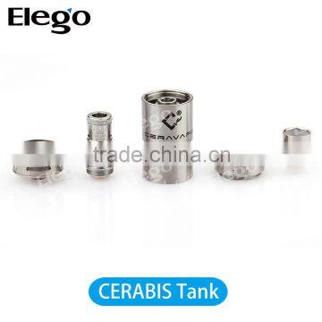 Full Ceramic Coil With No Cotton, CERAVAPE Cerabis Ceramic Wick Subohm Tank With Brand Ceramic Coil Cerevape Cerabis Wholesale