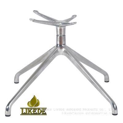High Quality Aluminum Swivel Chair Base Metal Tube Sofa Legs Furniture Accessories