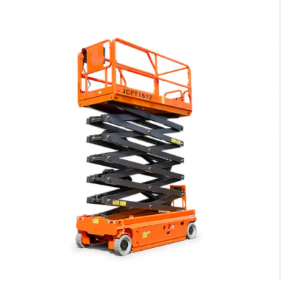 500kg Capacity 4m-16m Battery-Powered Electric Scissor Lift With Hydraulic Trailer System photo-2