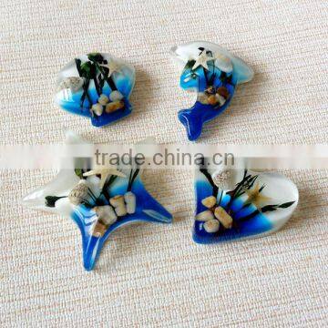 China Factory High Quality Expoxy Fridge Magnet with Sea-life