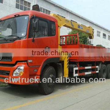 Dongfeng Tianlong 6x4 pickup truck crane in Peru