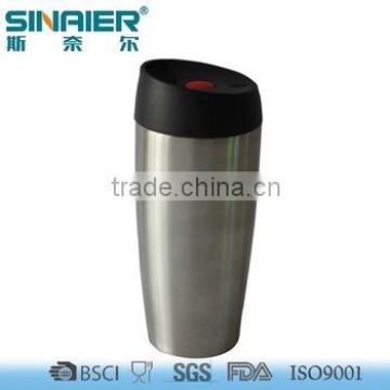 500ml BSCI/LFGB/FDA/EU approval double wall stainless steel Auto/Coffee Mug,manufacture                        
                                                Quality Choice