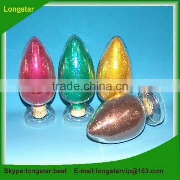 Colorful Metallic glitter powder for outdoor christmas lighted balls