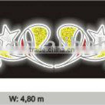 hanging decorative christmas street light