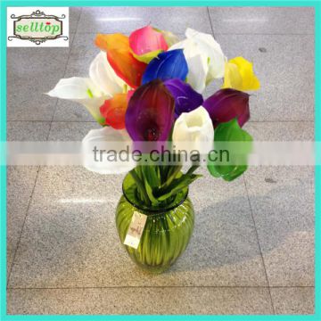 Hot sell 63cm real touch calla silicone flower