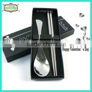 Cheap stainless steel spoon wedding birthday souvenir