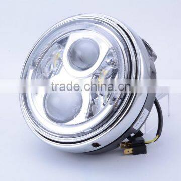 7 Inch Motorcycle LED DRL Projector Headlights With Angel Light for Honda photo-4