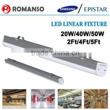 led linear pendant light 1200mm 40w indoor office lighting with 3 years warranty