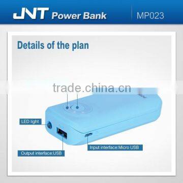 Soft rubber shell power bank 5000mah