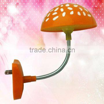 colorful fashion Small Mushroom LED projector Night Light romantic bedroom lamp to your friend