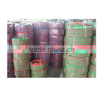 CE Certified 1/4'' + 1/4'' 20 Bar Fiber Braid Oxygen Acetylene Twin Hose photo-4