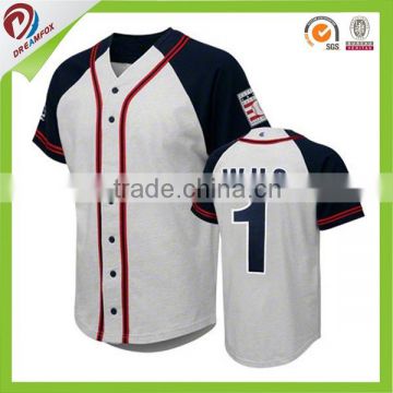 men's fashion baseball jersey sublimation custom girls softball uniforms design wholesale