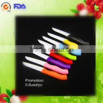 fashion healthy high quality colored ceramic knife