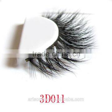 wholesale price Luxury 3D mink fur lashes false strip eyelash extension ,custom package