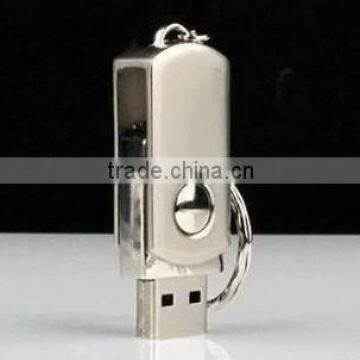 Stainless steel swivel usb flash drive with 1-32gb by aliaba express