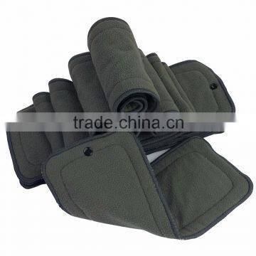 Naturally Baby Bamboo Charcoal Insert Liners,cheap Wholesale Baby Cloth Diaper Insert photo-4