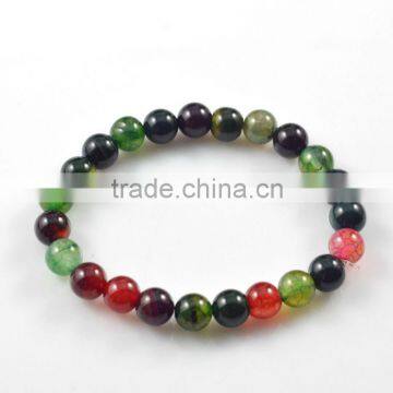 2013 new product summer series stretch precious stone bracelet china