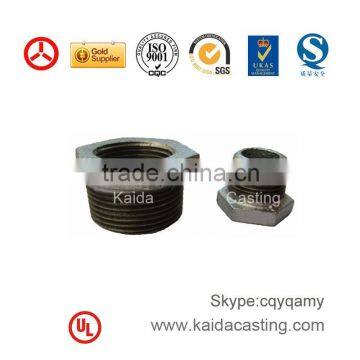 SGS Certified malleable iron pipe fitting Bushing