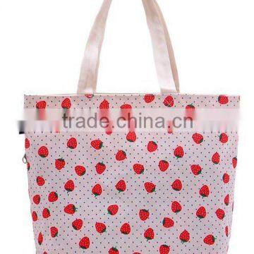 high quality printed summer tote bags polyester beach bag