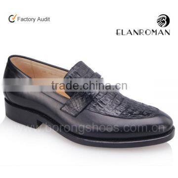 Top quality leather loafers men latest shoes