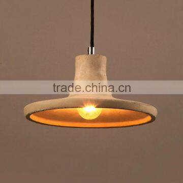 Novel Trumpet Shaped Eco-friend Cement Ceiling Lamp
