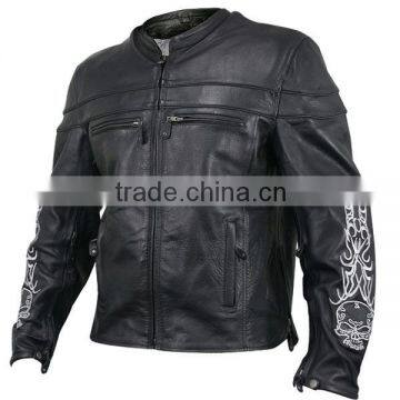 NEW Men Motorbike racing Leather Jacket/Motorcycle Biker Jacket