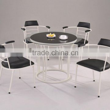 Metal Powder white Coating Dining Set