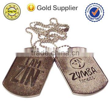 China supply wholesale metal souvenirs dog tag with custom design