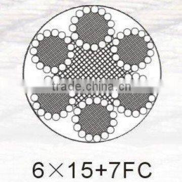 Ungalvanized Wire Rope 6*15+7FC