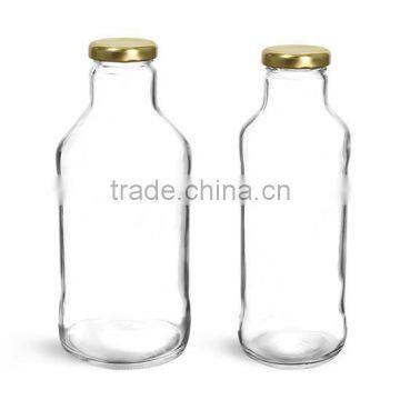 High quality fancy design 200ml custom glass bottle