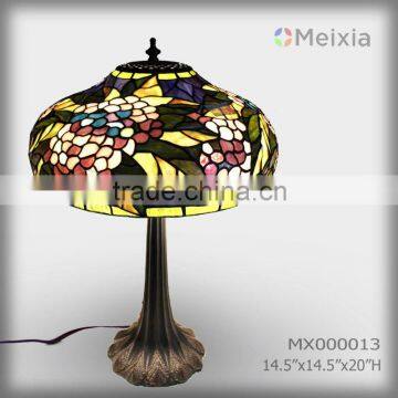 MX000013 wholesale dragonfly stained glass table lamp tiffany lamp shade