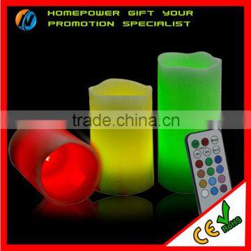 Hot sales!!!LED Rainbow Candles with Remote Control