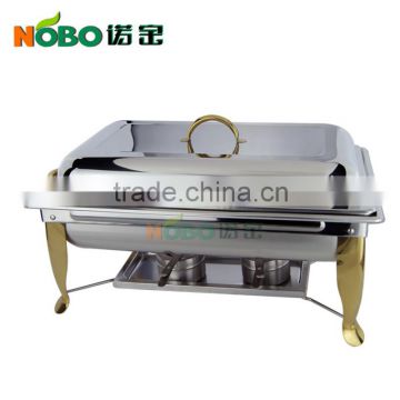 Nobo factory price stainless steel mirror surface hot food warmer buffet server/chafing dish/chafer/buffet server                        
                                                Quality Choice