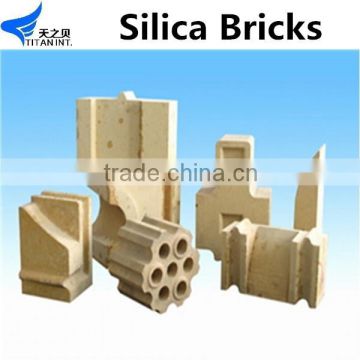 Glass Furnace Monolithic Refractory Brick Silica Bricks