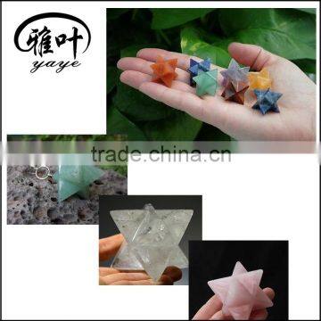 Crystal Pointed Gems Stones Merkaba Stars/Platonic Solids Merkaba Stars for Sale