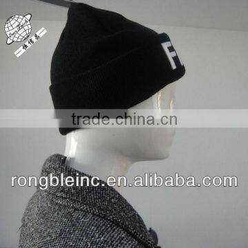 3D Embroidery 100% Acrylic Beanies with custom design